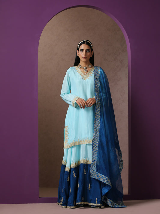 Jashn Double Shade Lehenga