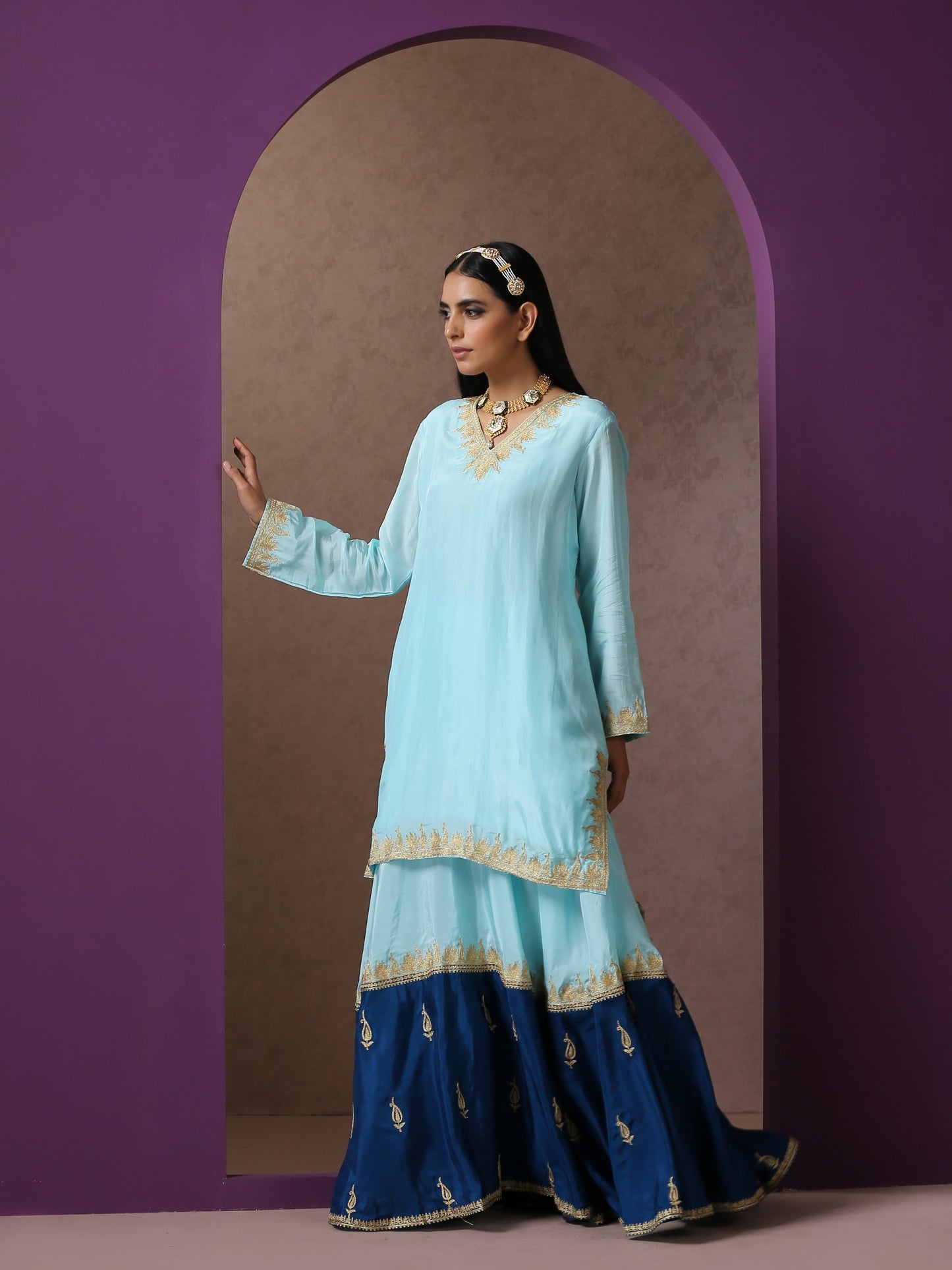Jashn Double Shade Lehenga