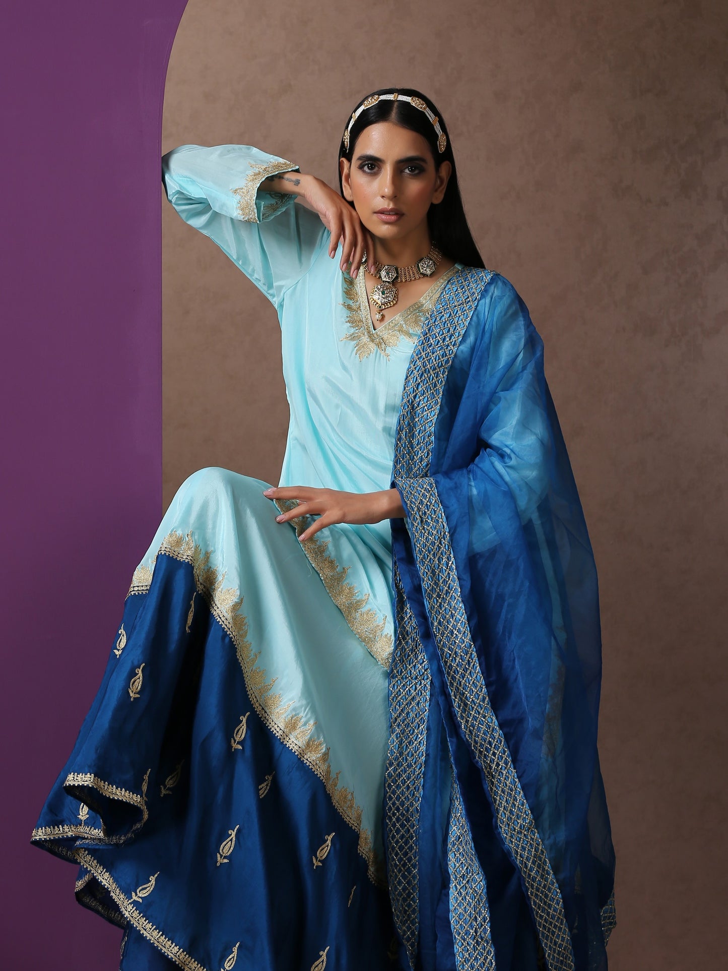 Jashn Double Shade Lehenga
