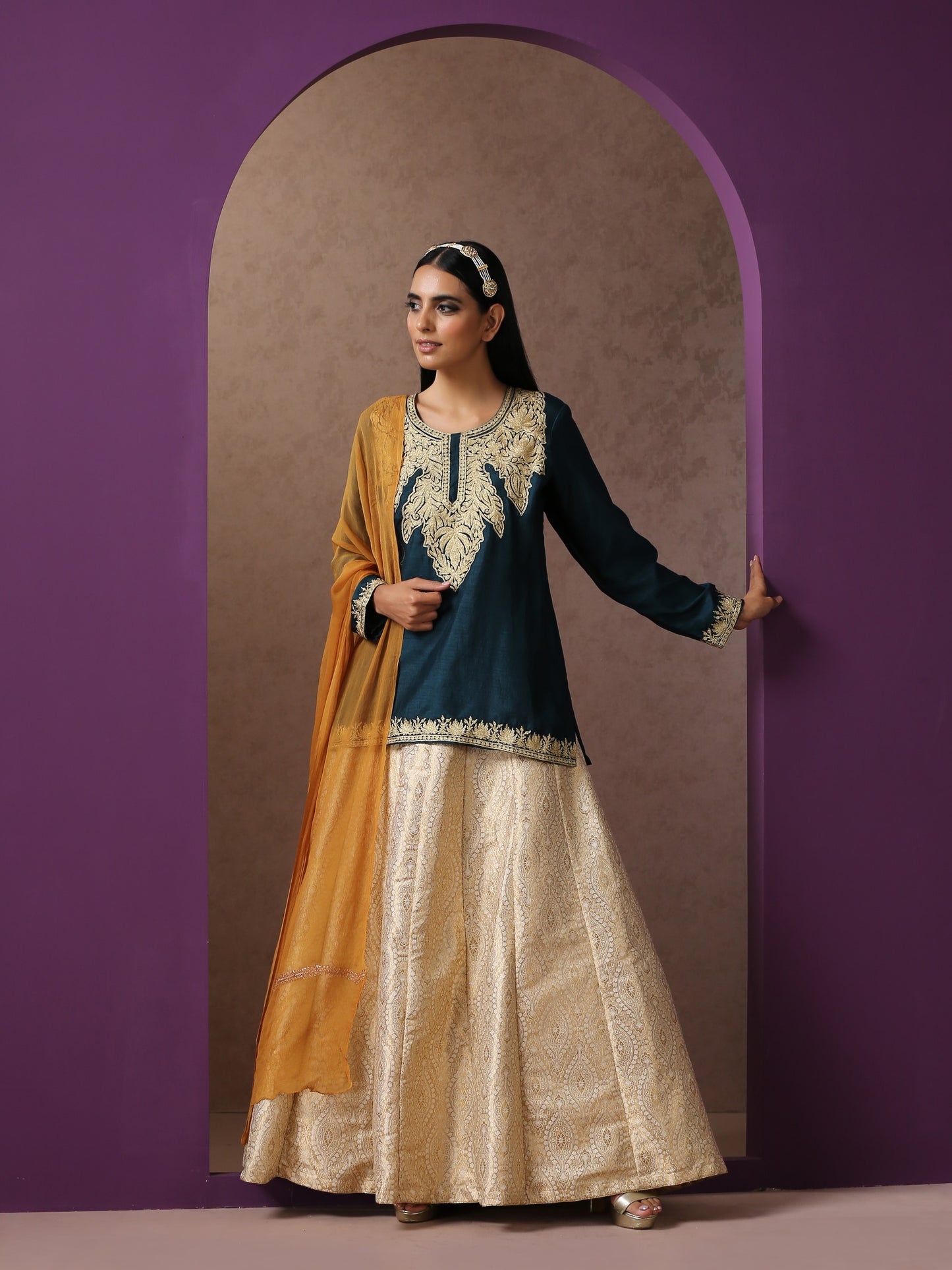 Jashn Brocade Lehenga