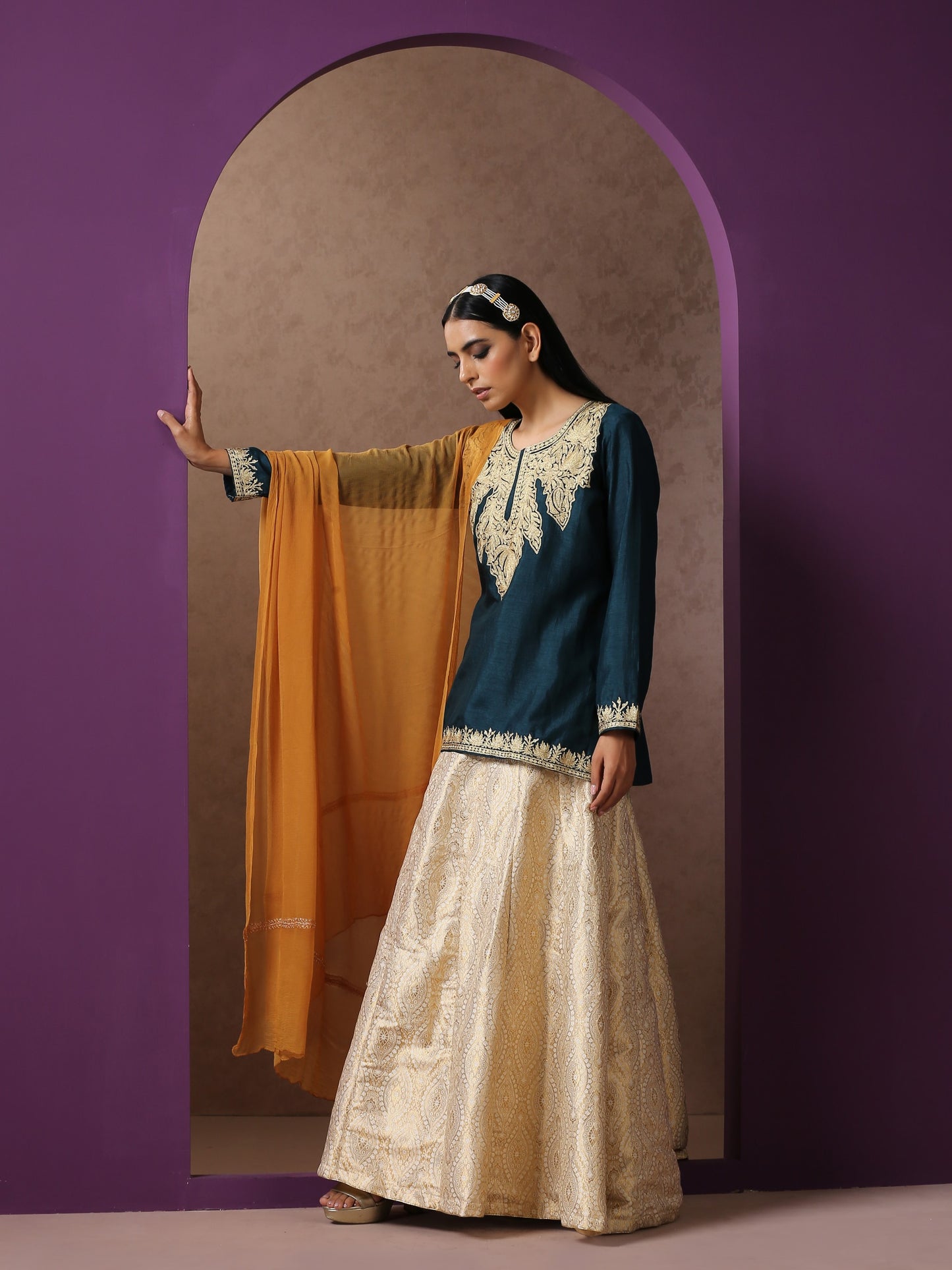 Jashn Brocade Lehenga