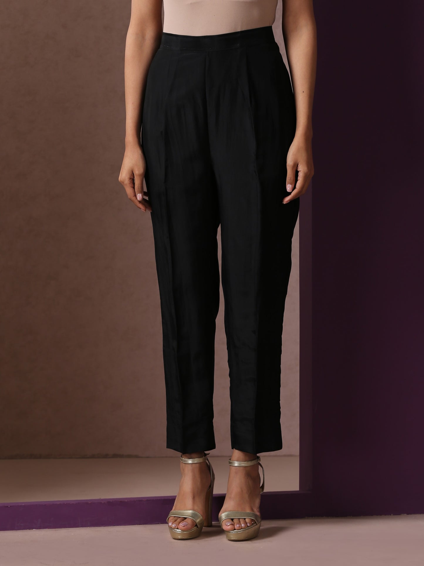 Jashn Black Achkan Style Suit Set