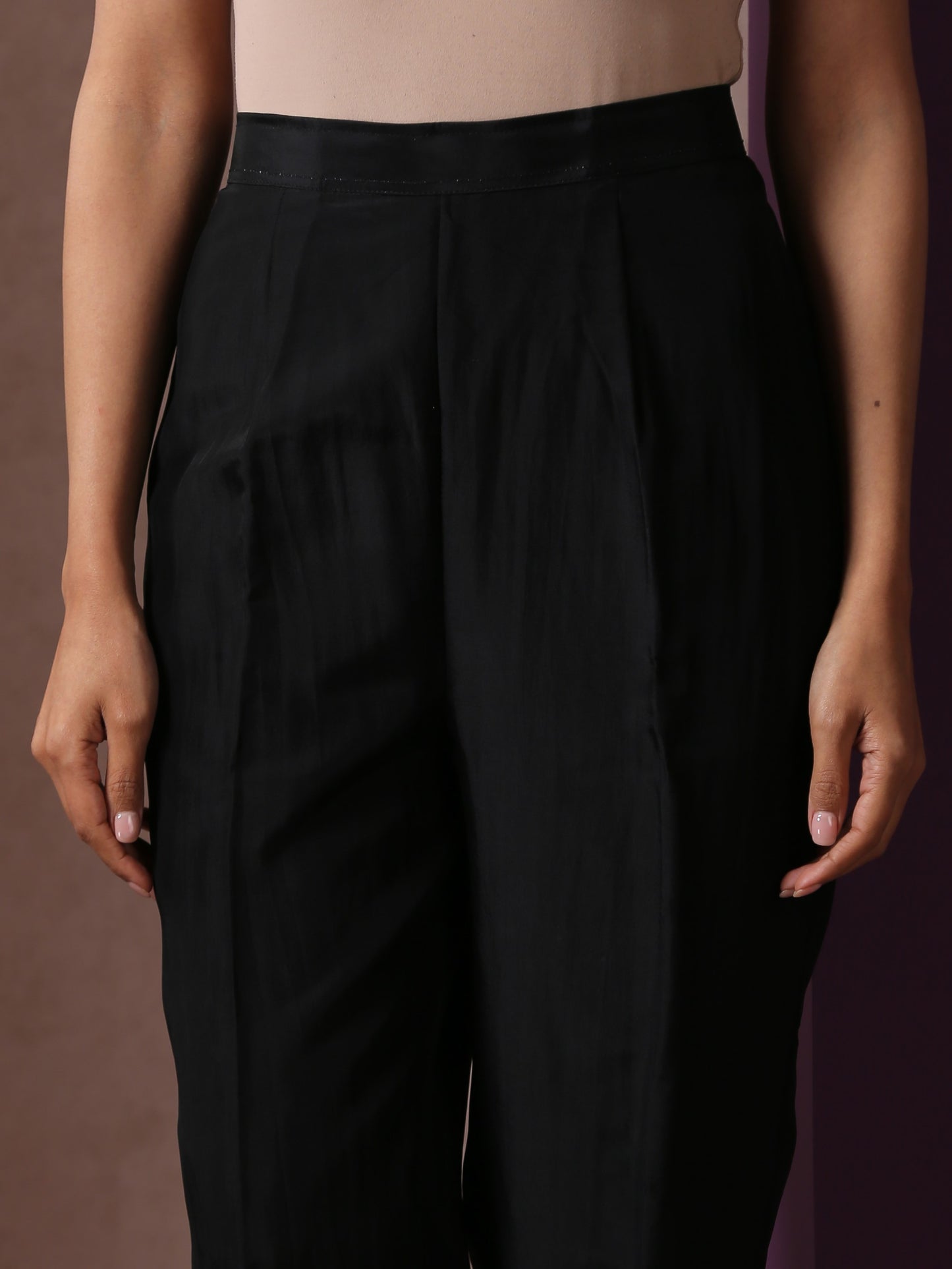 Jashn Black Achkan Style Suit Set