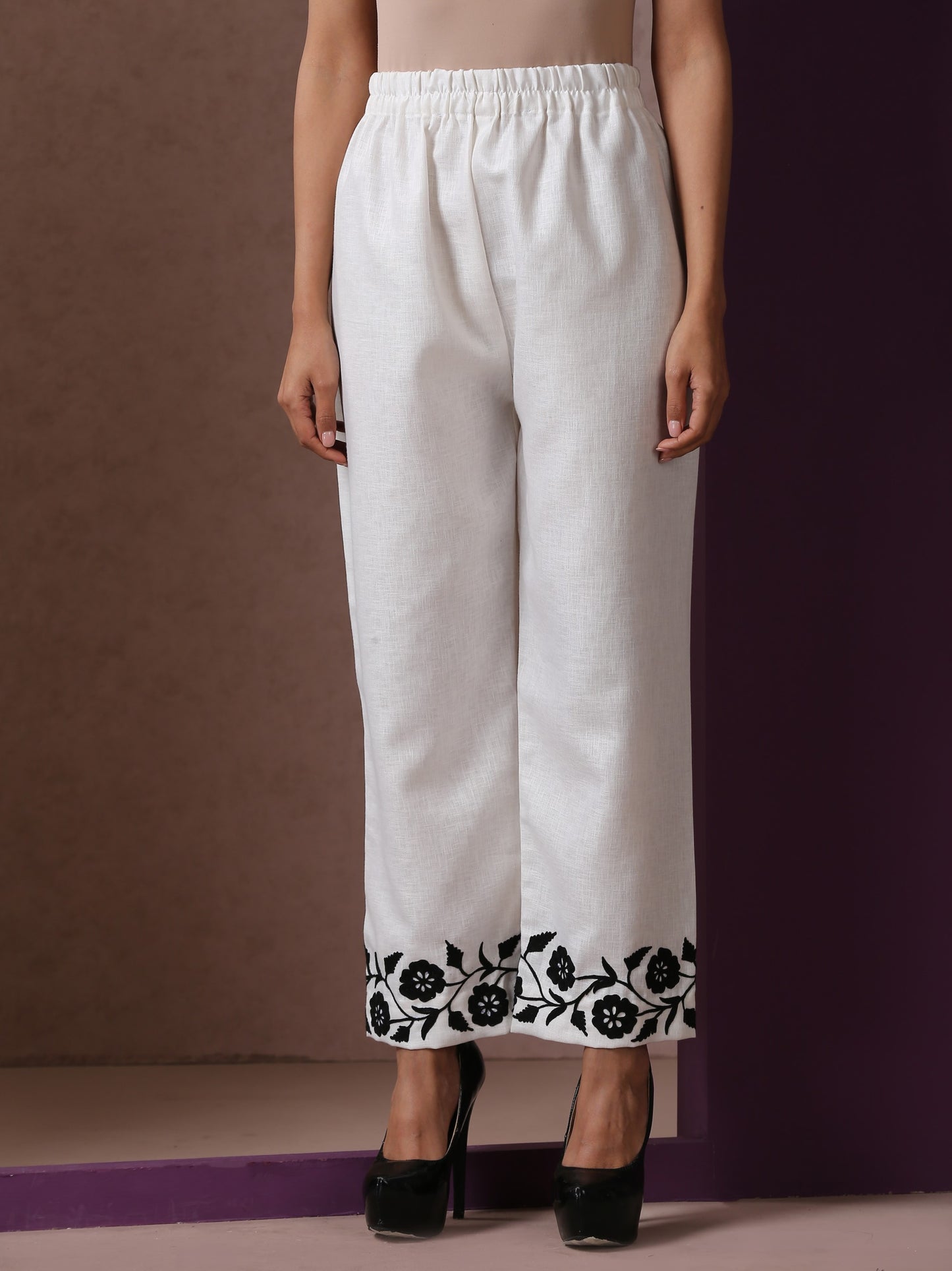 Bahaar Linen Kaftan Set