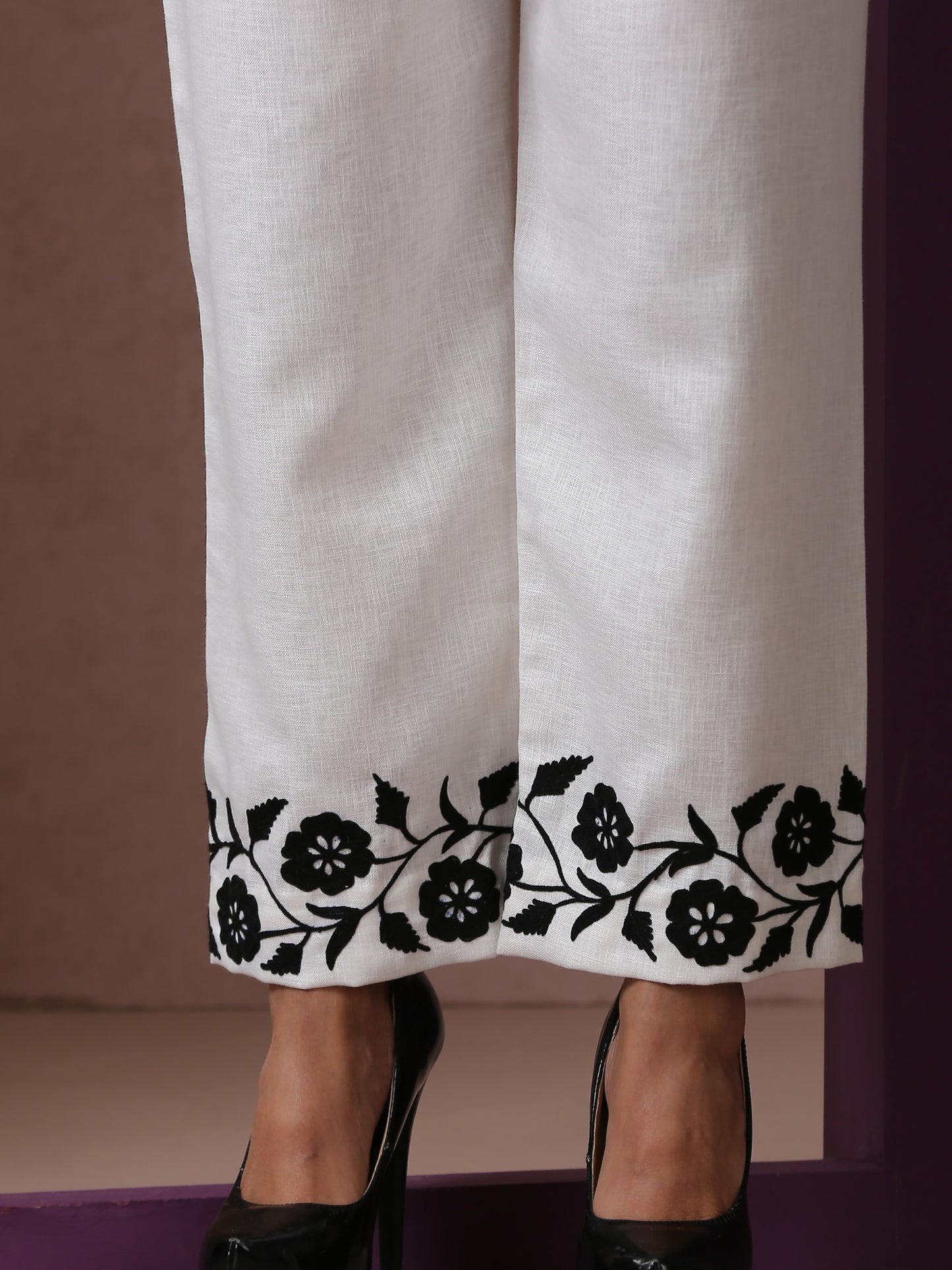 Bahaar Linen Kaftan Set