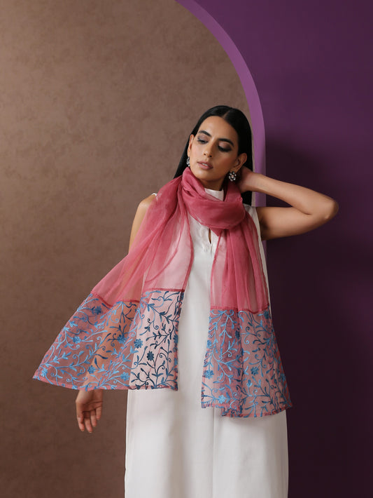 Bahaar Organza & Net Stole