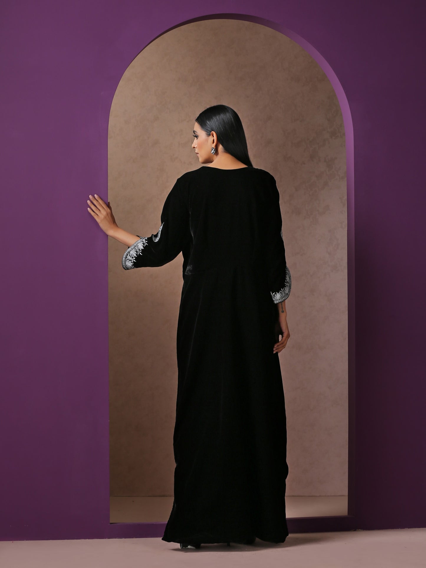 Makhmal Drape Kaftan