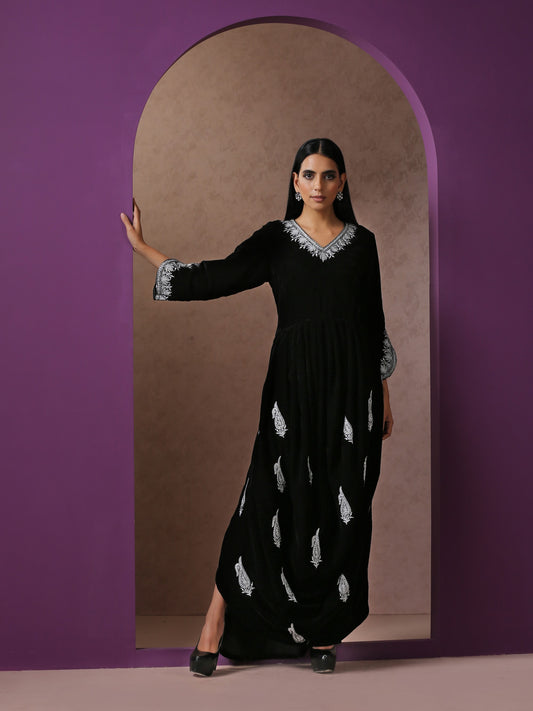 Makhmal Drape Kaftan