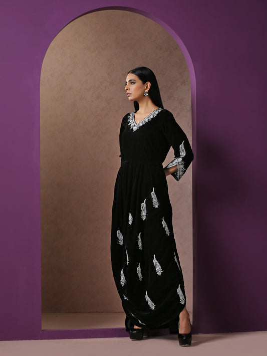 Makhmal Drape Kaftan
