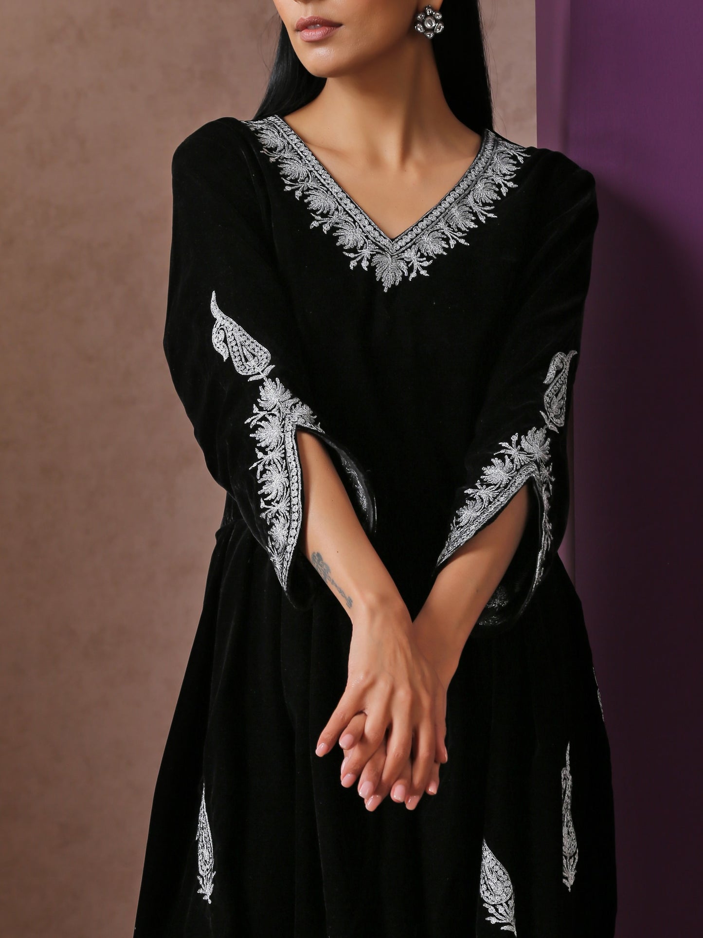 Makhmal Drape Kaftan