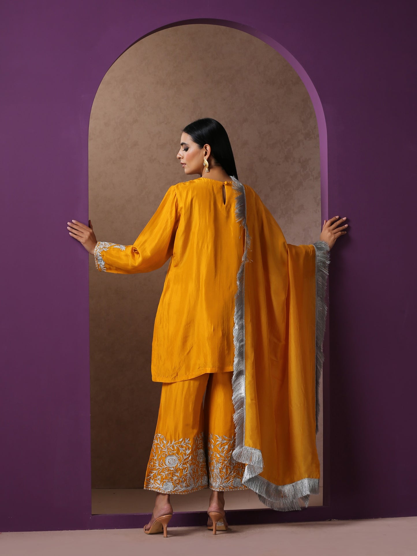 Jashn Mustard Suit Set