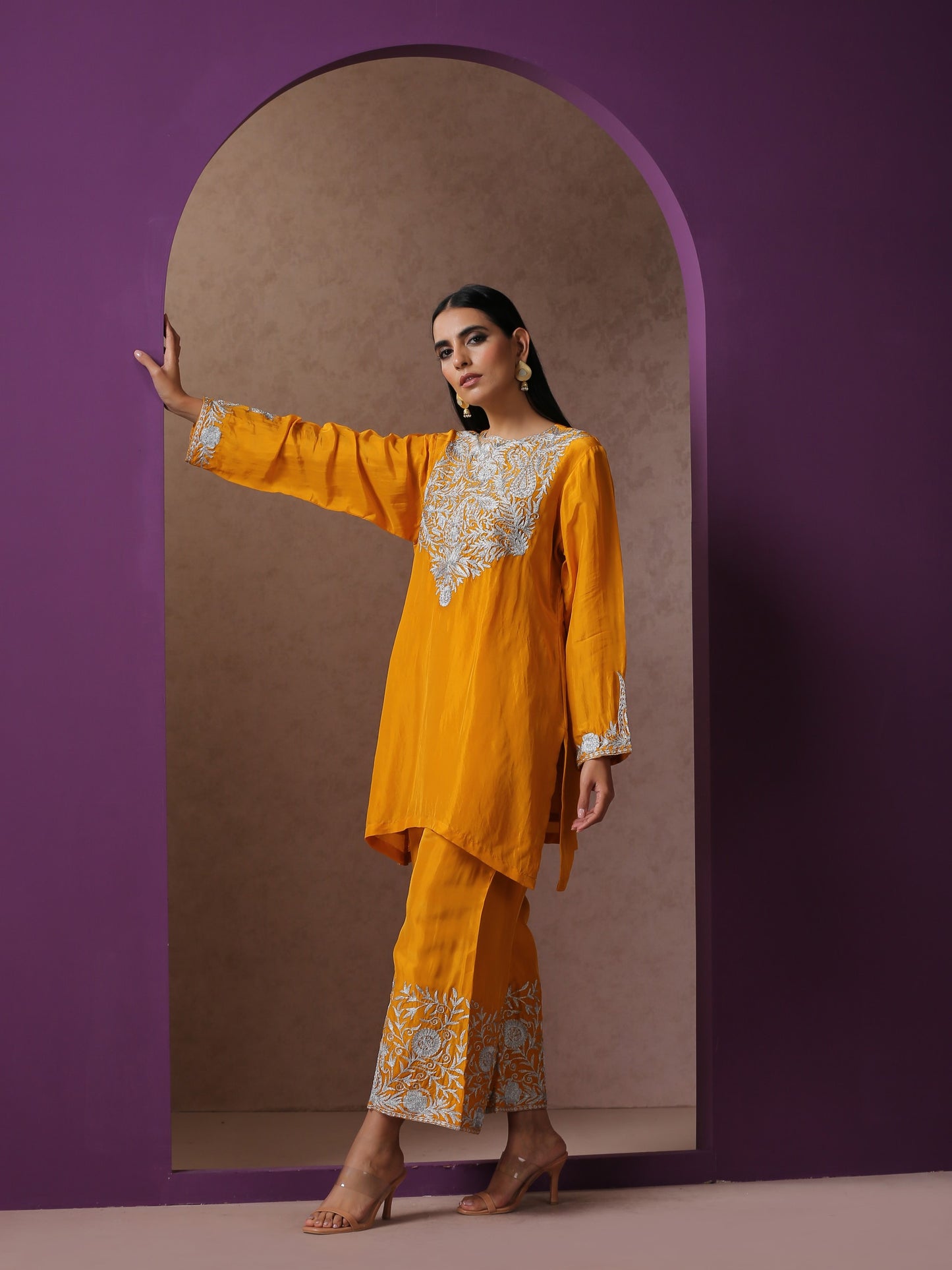 Jashn Mustard Suit Set