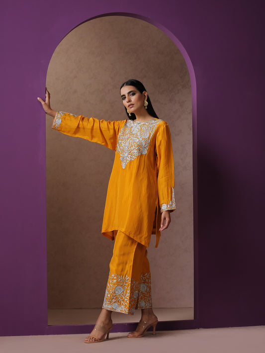 Jashn Mustard Suit Set