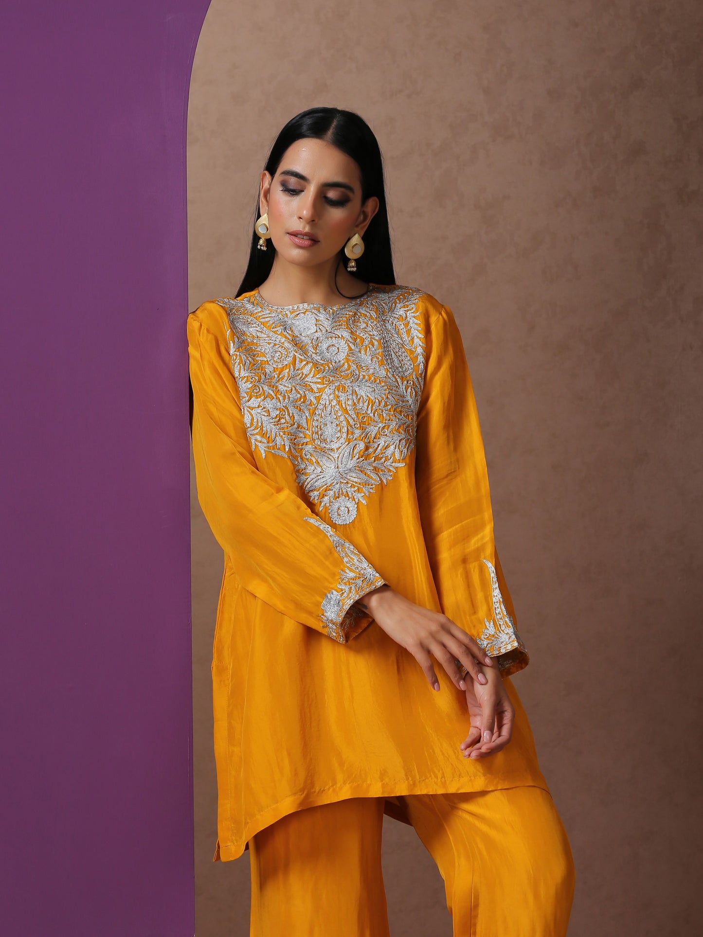 Jashn Mustard Suit Set