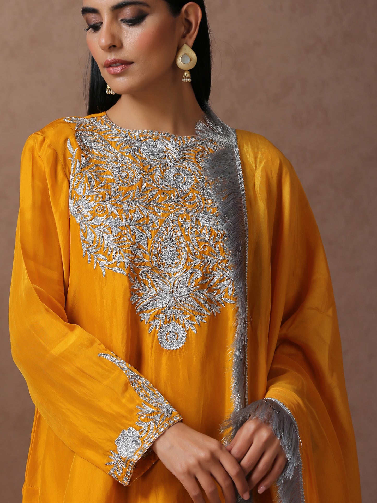 Jashn Mustard Suit Set