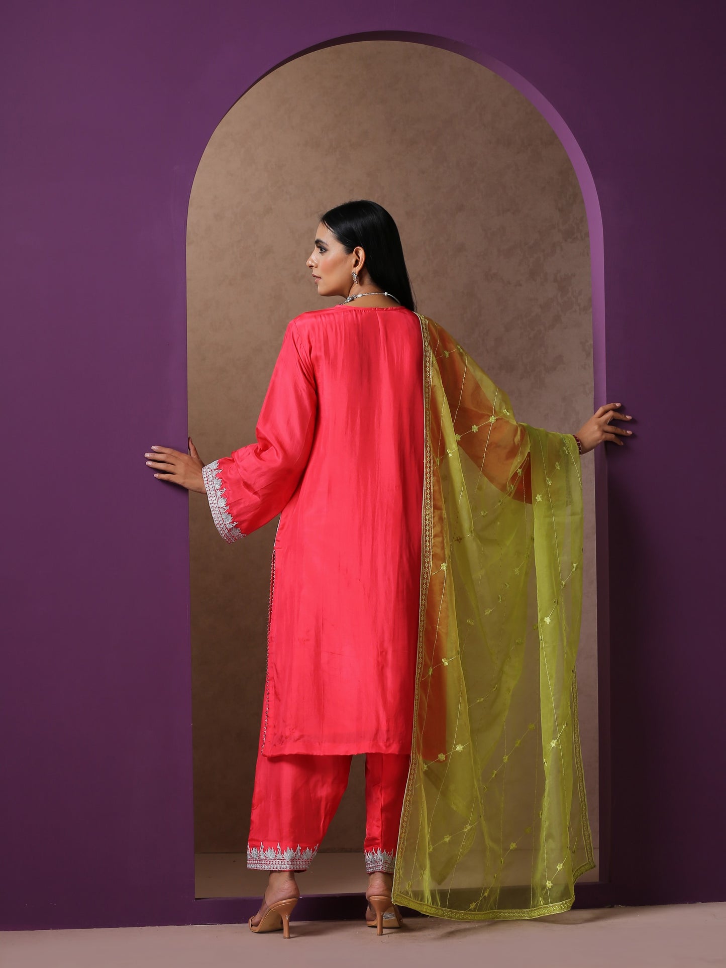 Jashn Carrot Suit Set