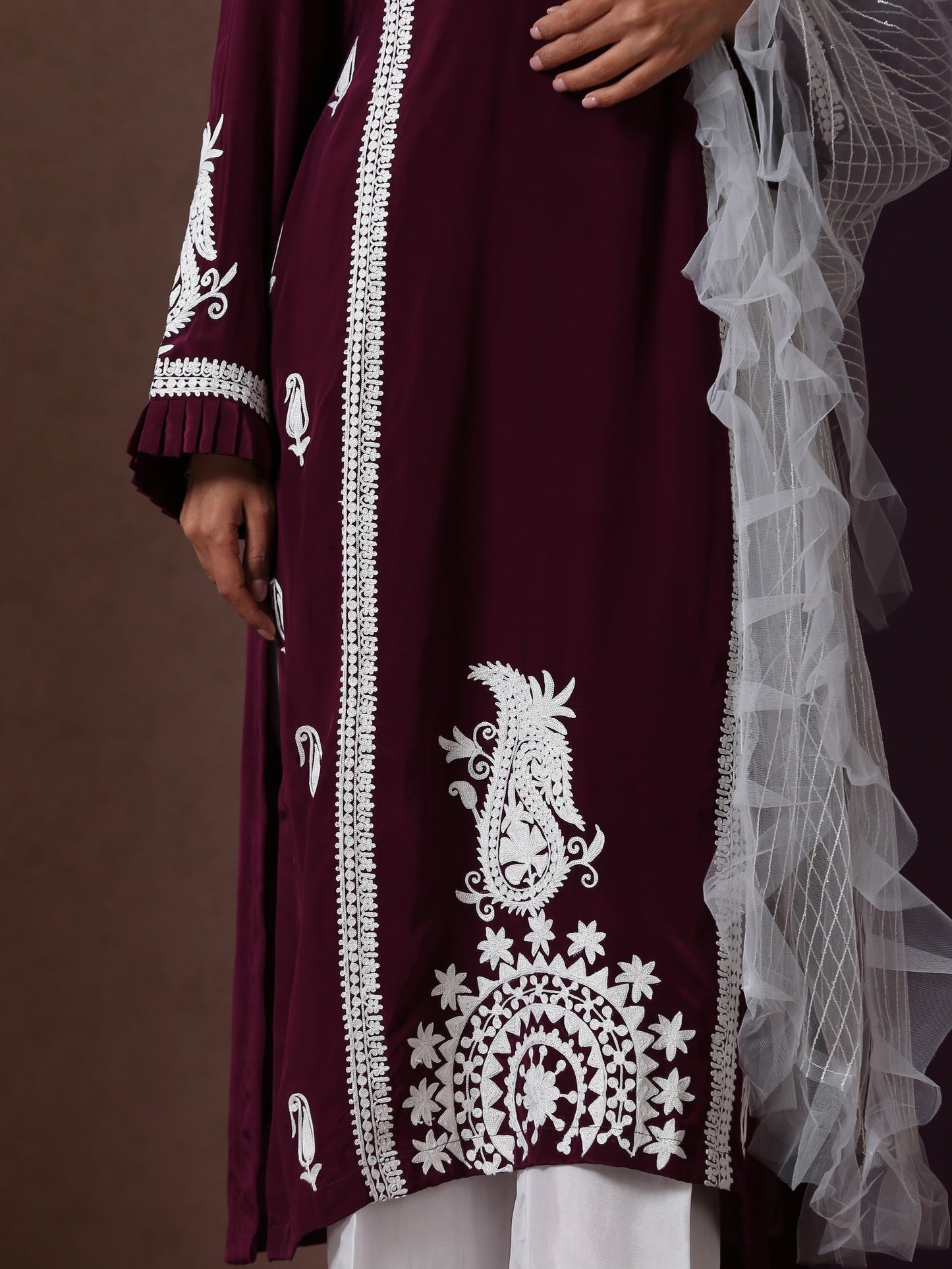Jashn Purple Suit Set