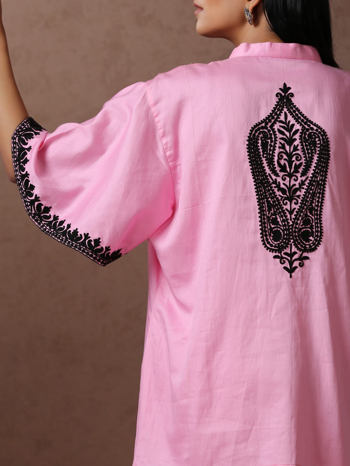 Sabaa Baby Pink & Hot Pink Co-ord Set