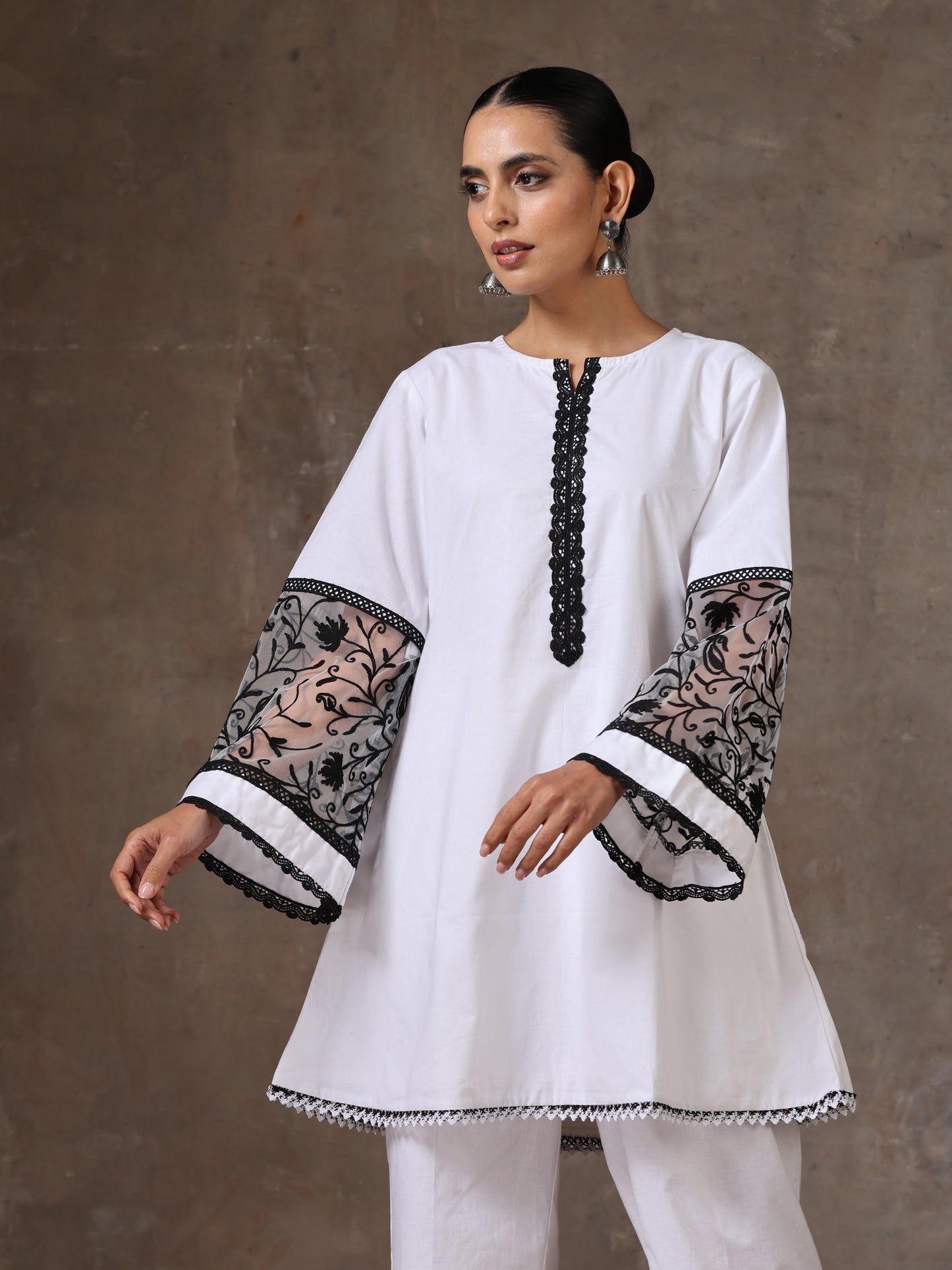 Aghaaz White Co-ord Set