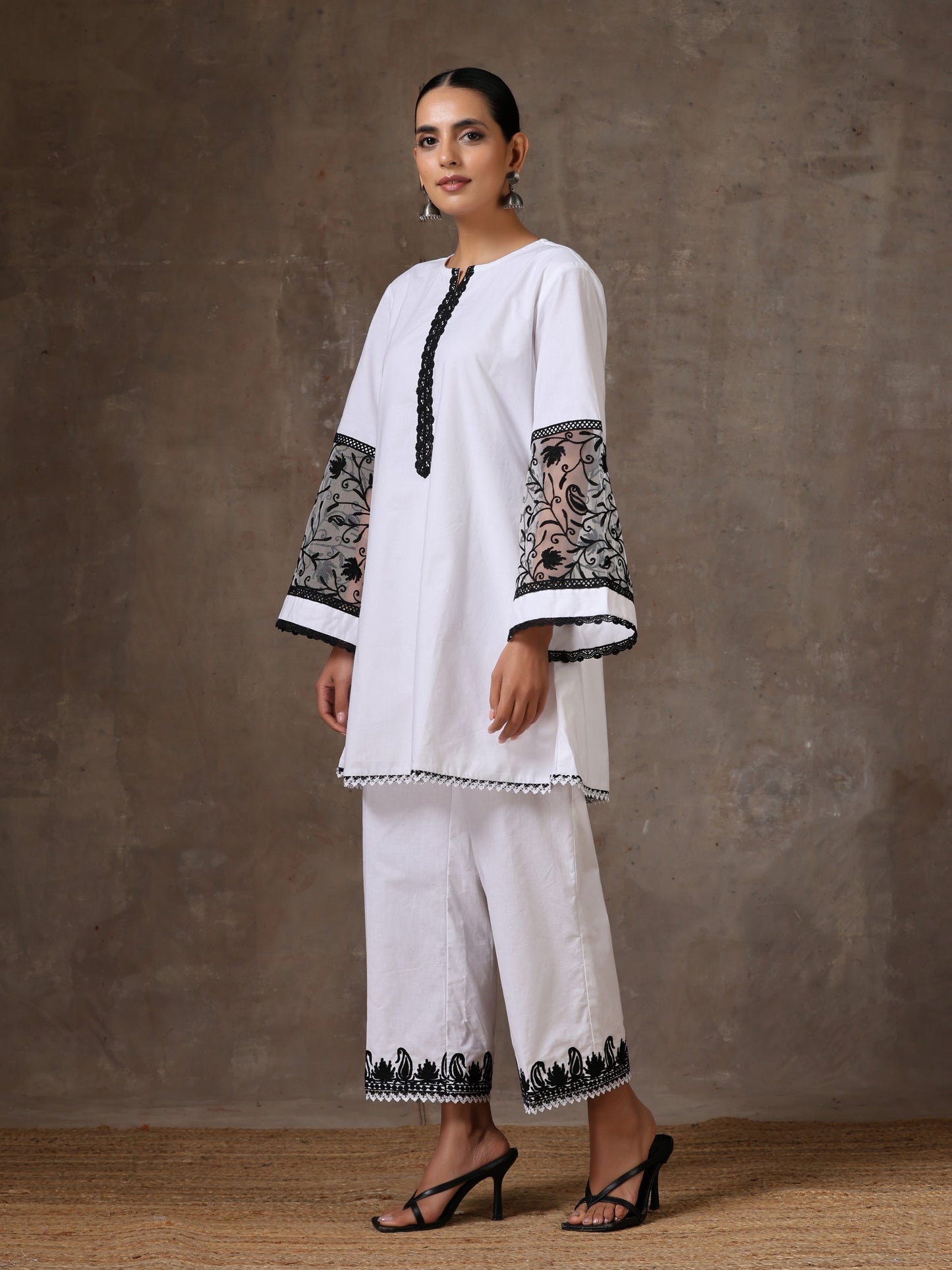 Aghaaz White Co-ord Set