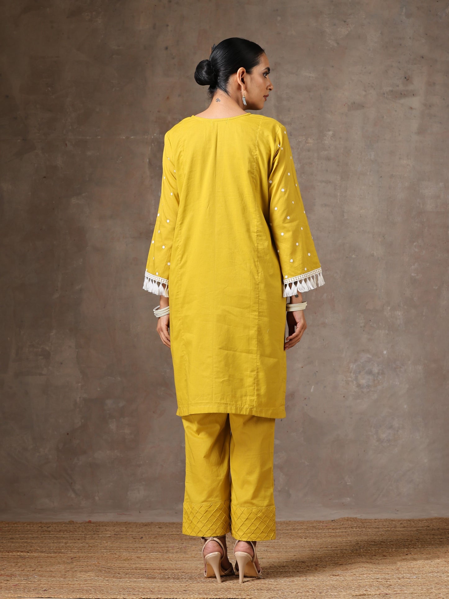 Aghaaz Mustard Co-ord Set