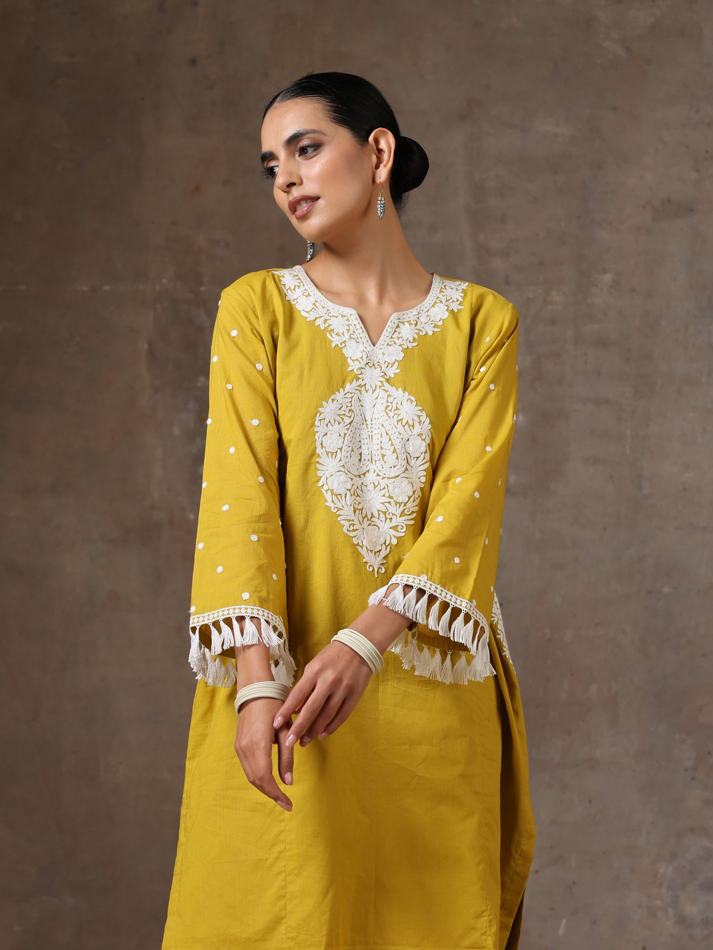 Aghaaz Mustard Co-ord Set
