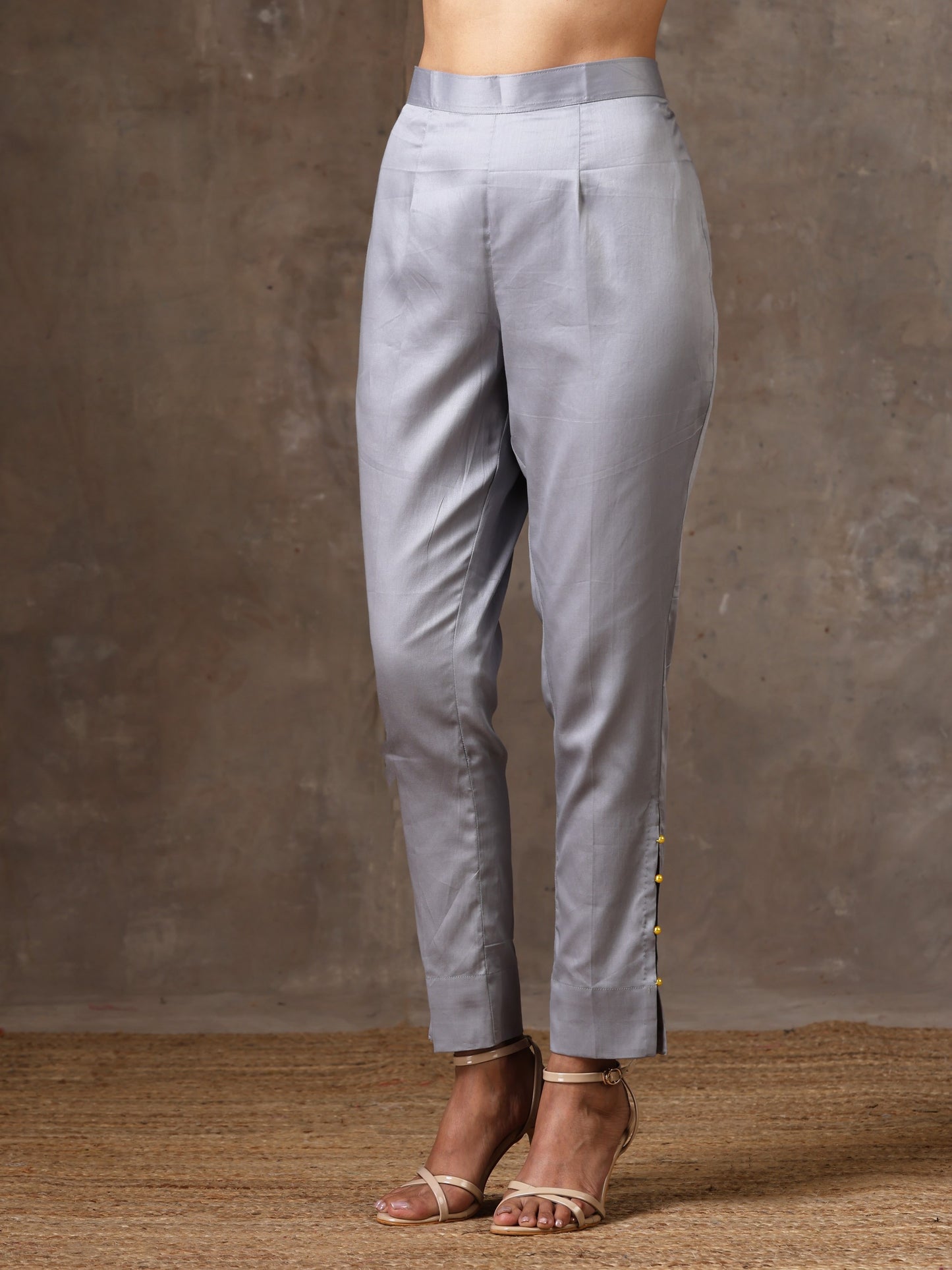 Aghaaz Grey Co-ord Set