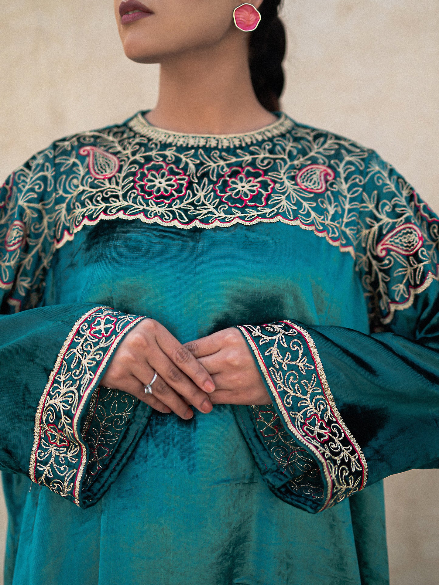 Zoon Peacock Blue Kaftan