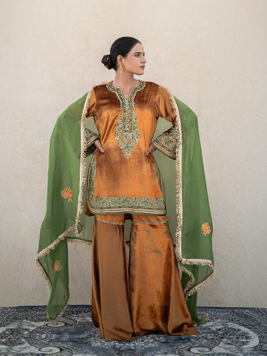 Zoon Mustard & Green Suit Set