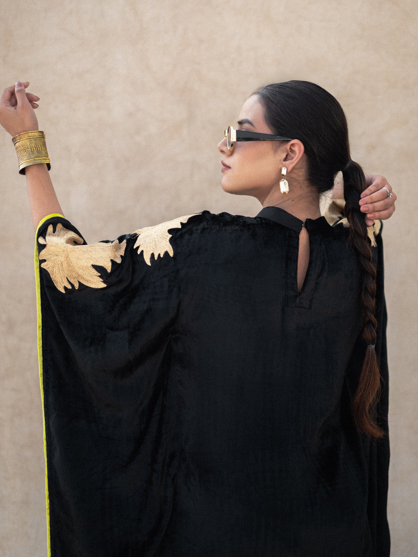 Zoon Black & Neon Kaftan