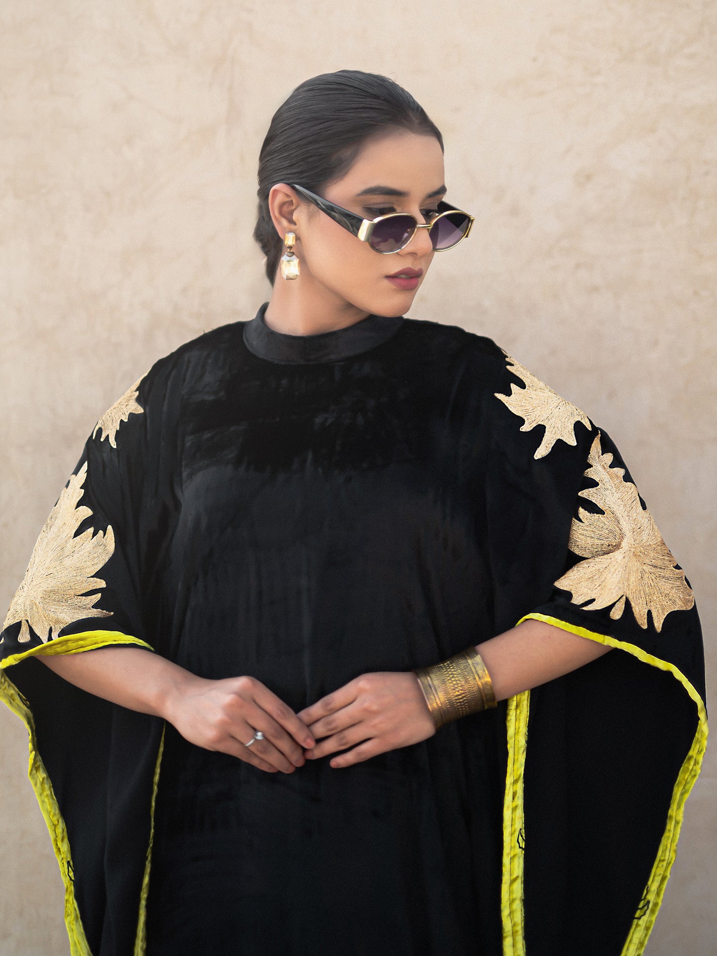Zoon Black & Neon Kaftan