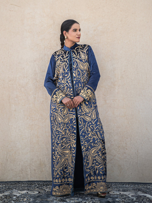 Zoon Blue Long Cape Set