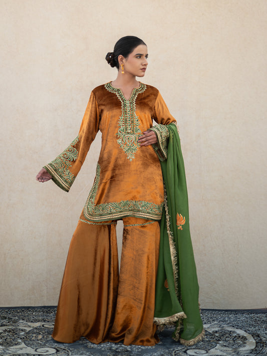 Zoon Mustard & Green Suit Set