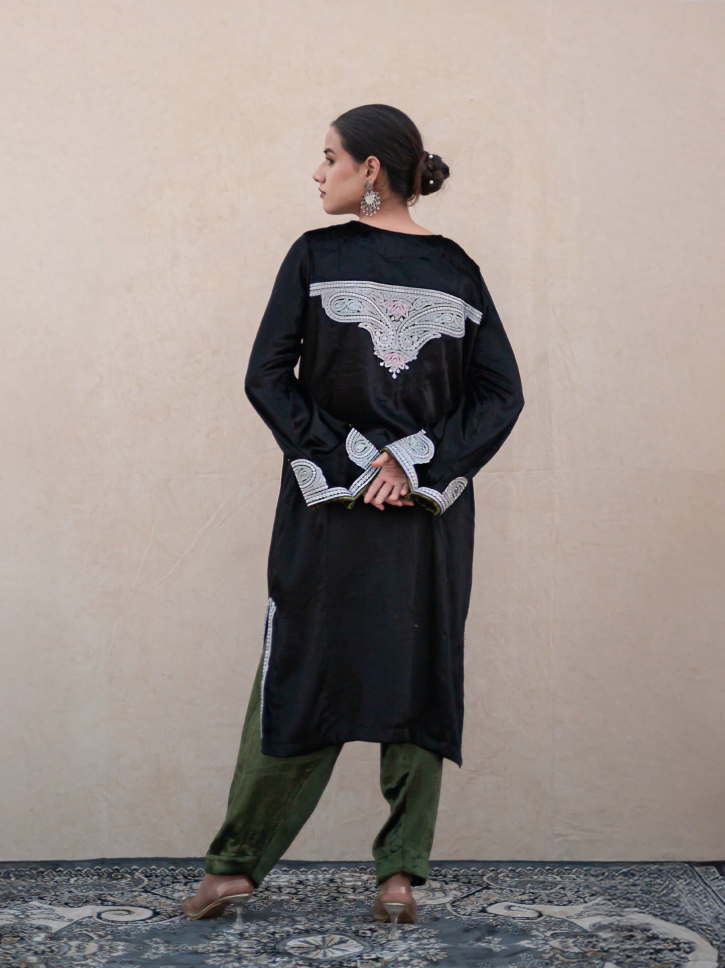 Zoon Black Pheran Set