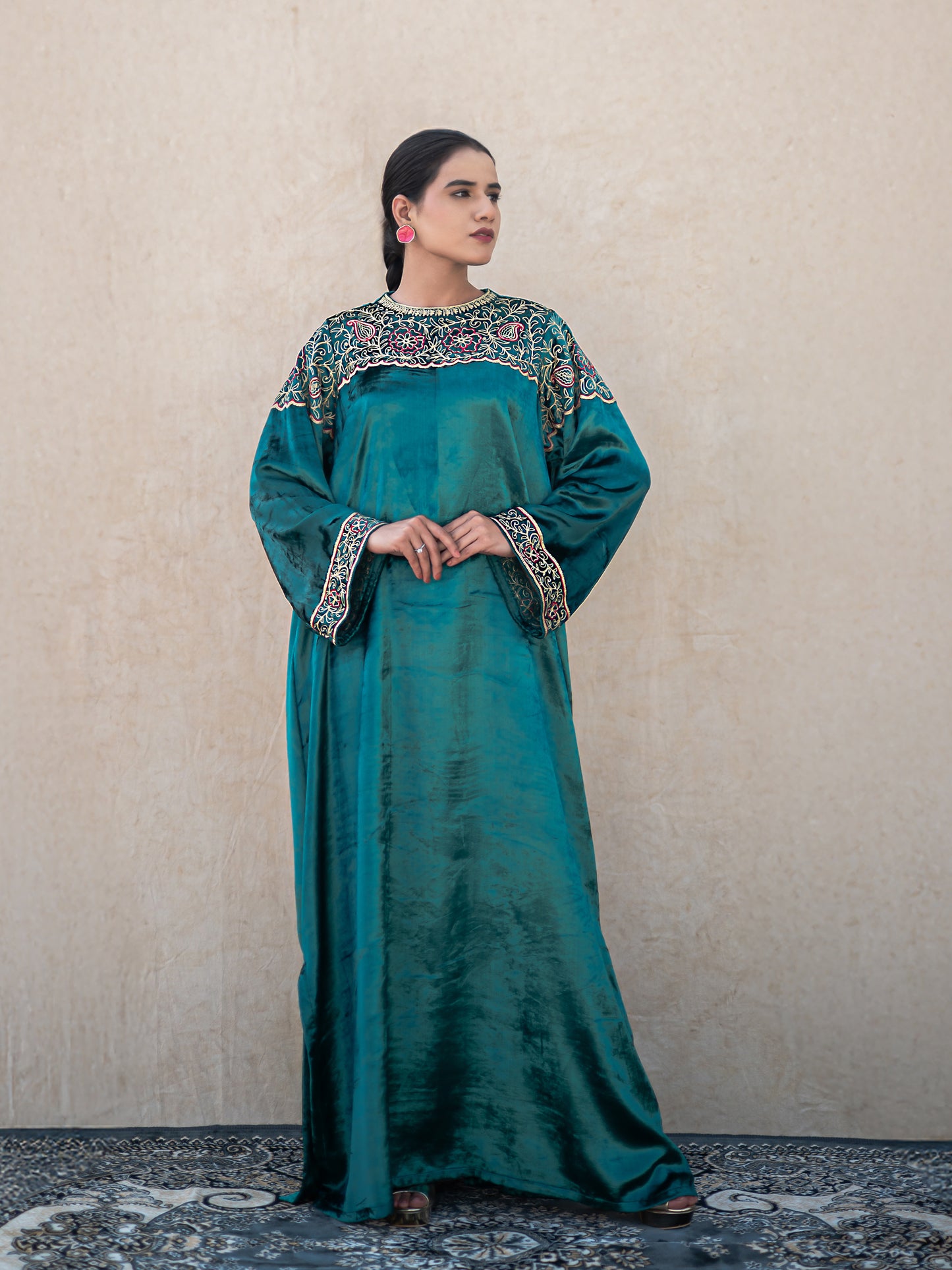 Zoon Peacock Blue Kaftan