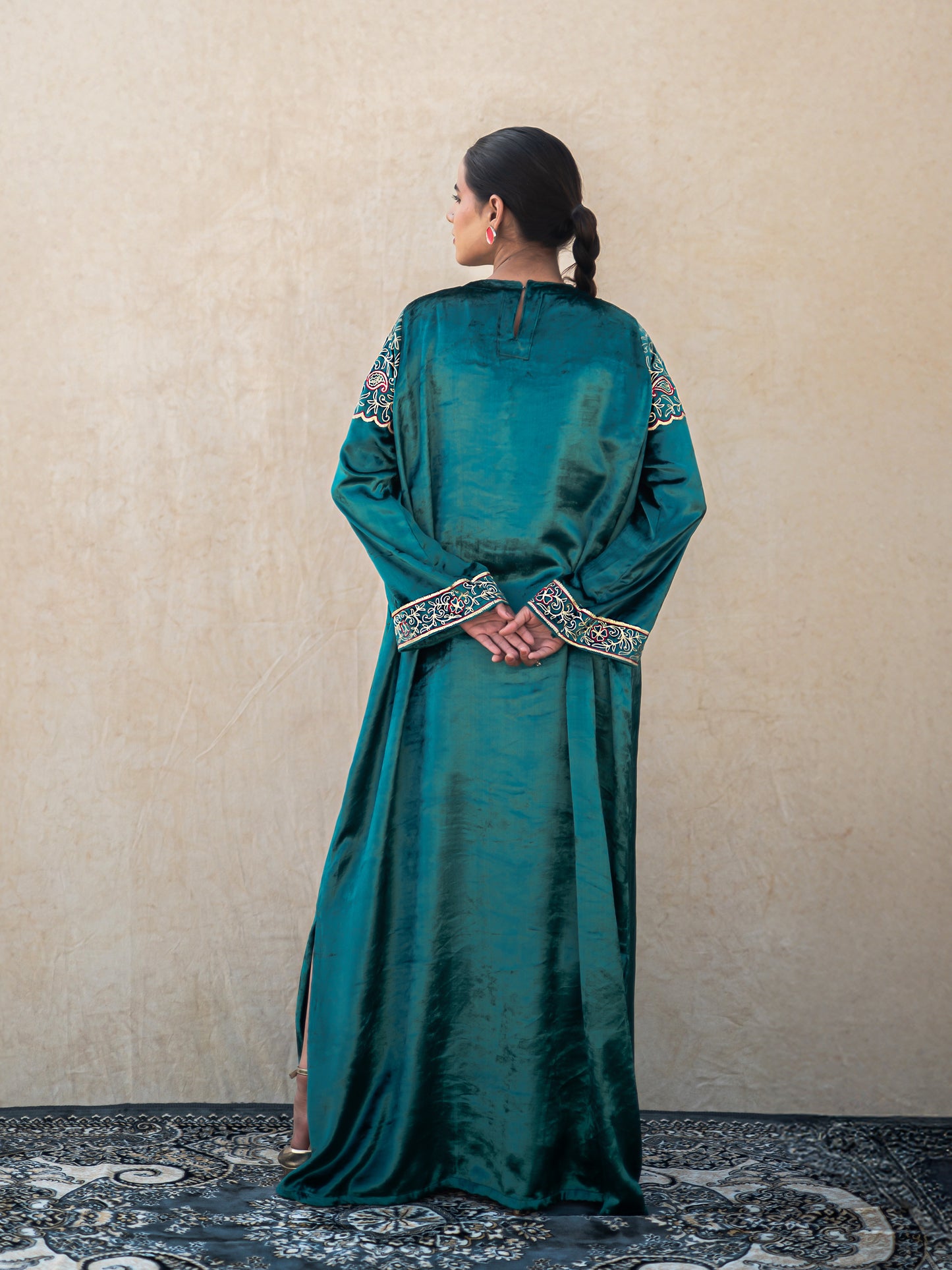 Zoon Peacock Blue Kaftan