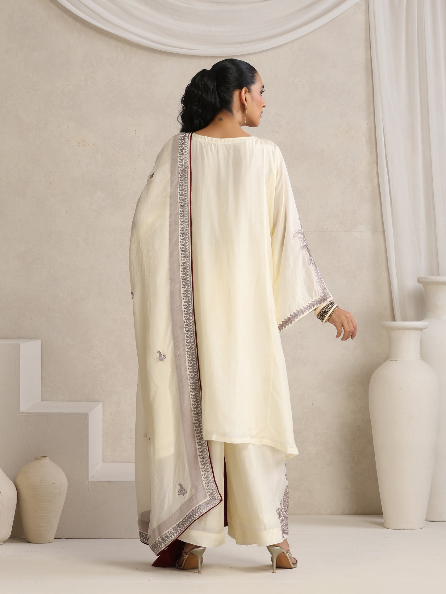 Afsana Off-White Suit Set
