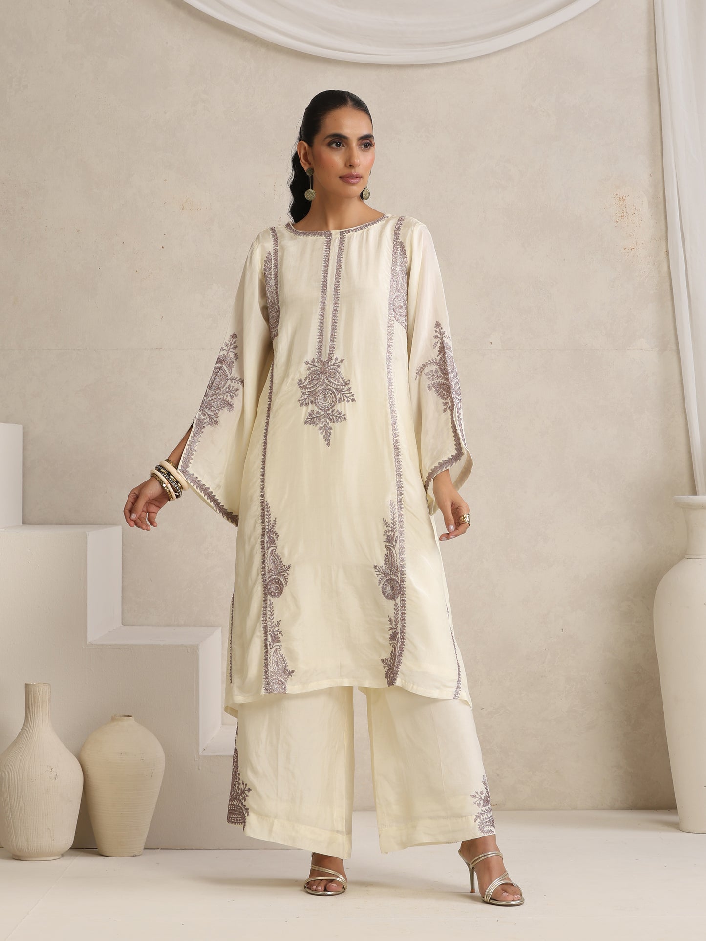 Afsana Off-White Suit Set