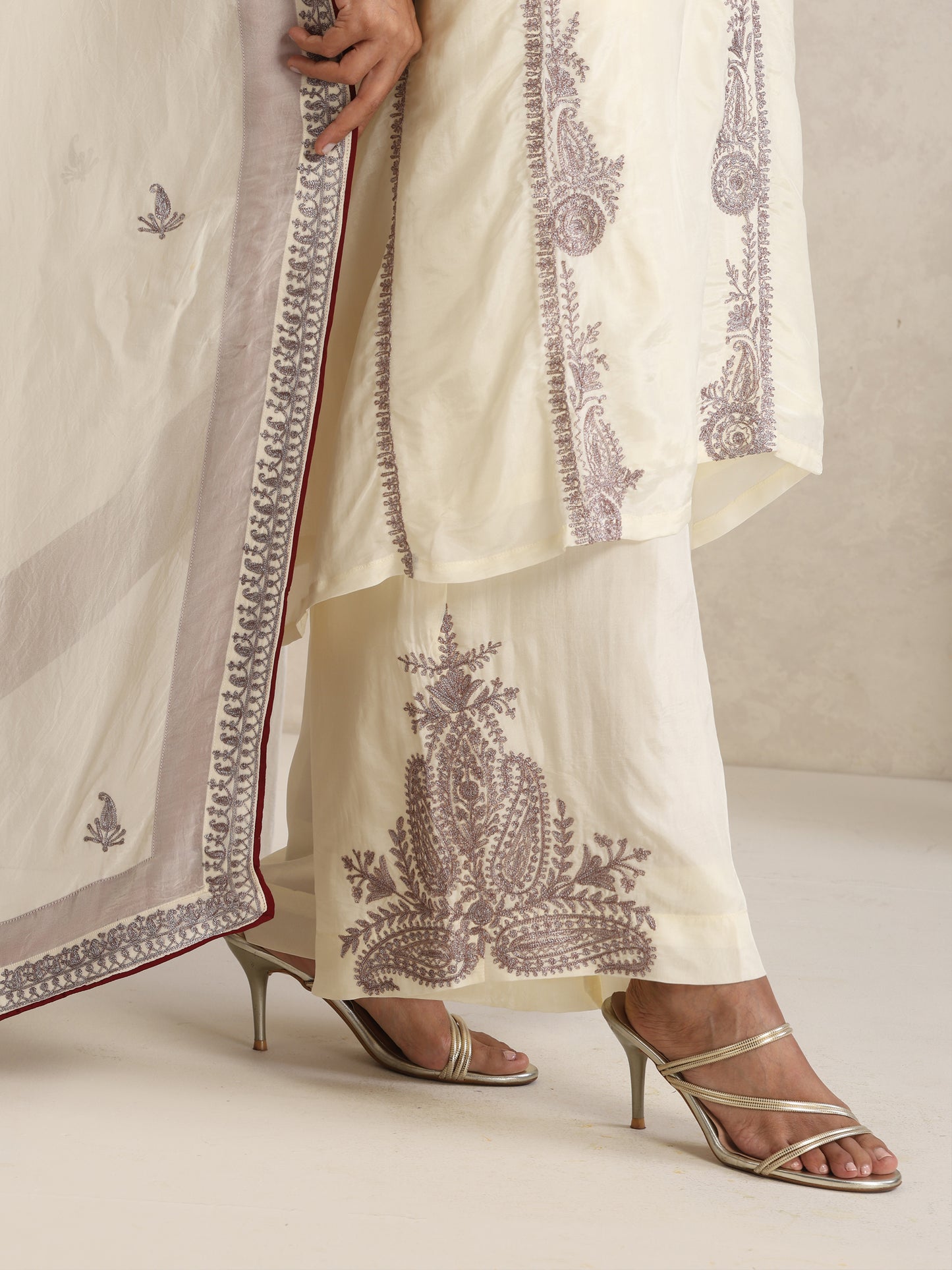 Afsana Off-White Suit Set