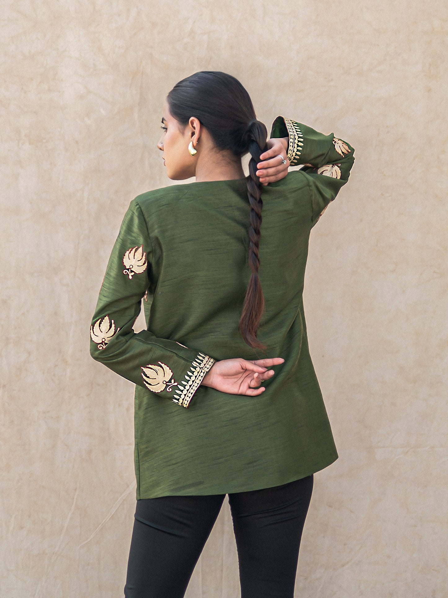 Zoon Mehandi Green Jacket