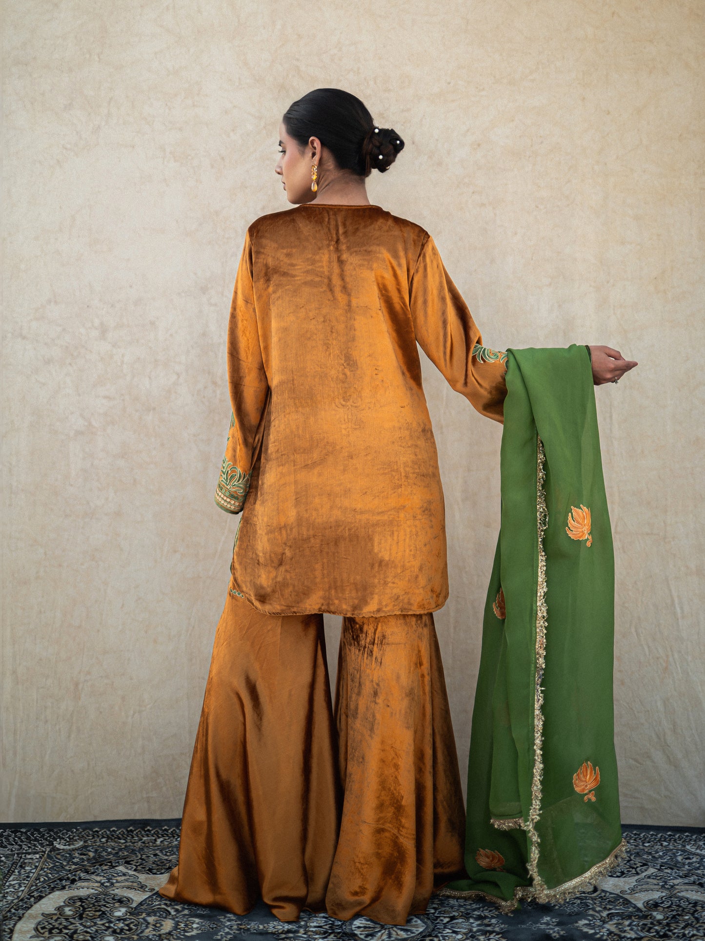 Zoon Mustard & Green Suit Set