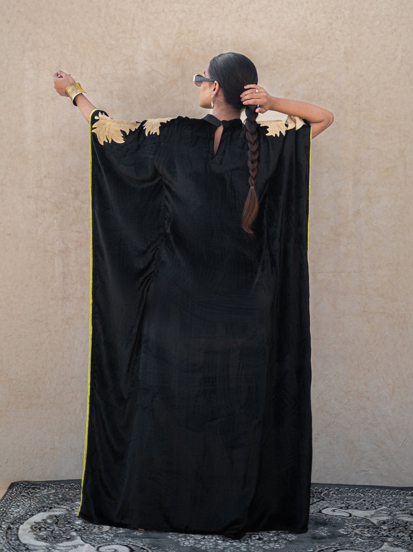 Zoon Black & Neon Kaftan