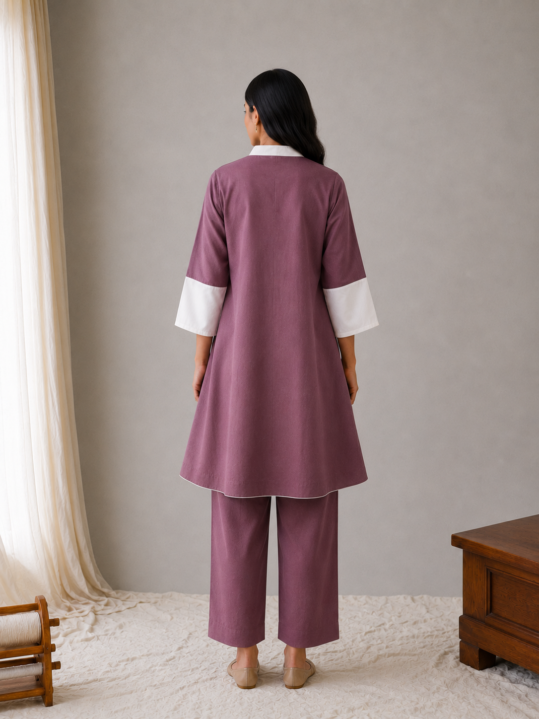 Sehar Mauve Shade Co-ord Set