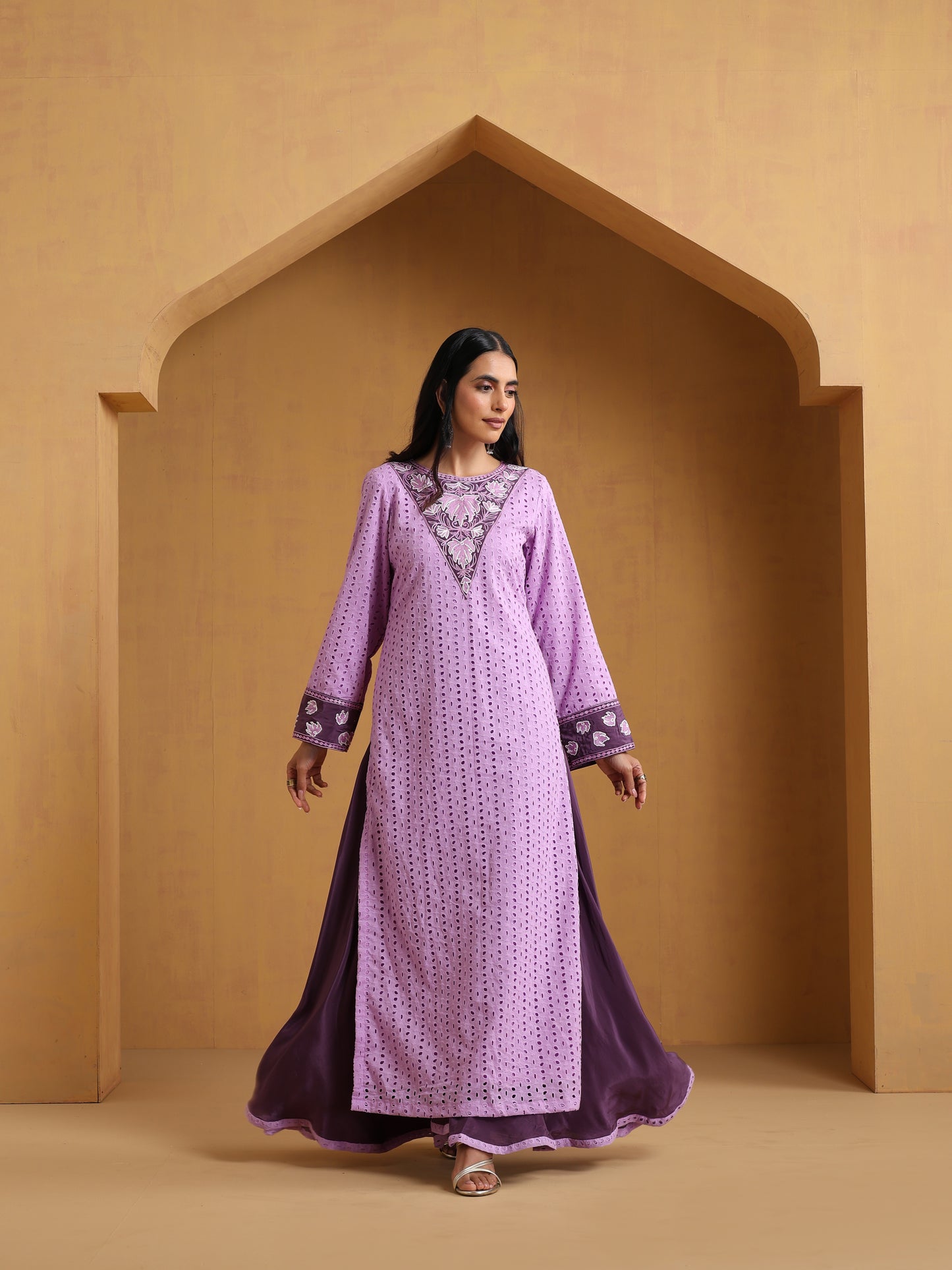 Sehar Lavender & Purple Suit Set