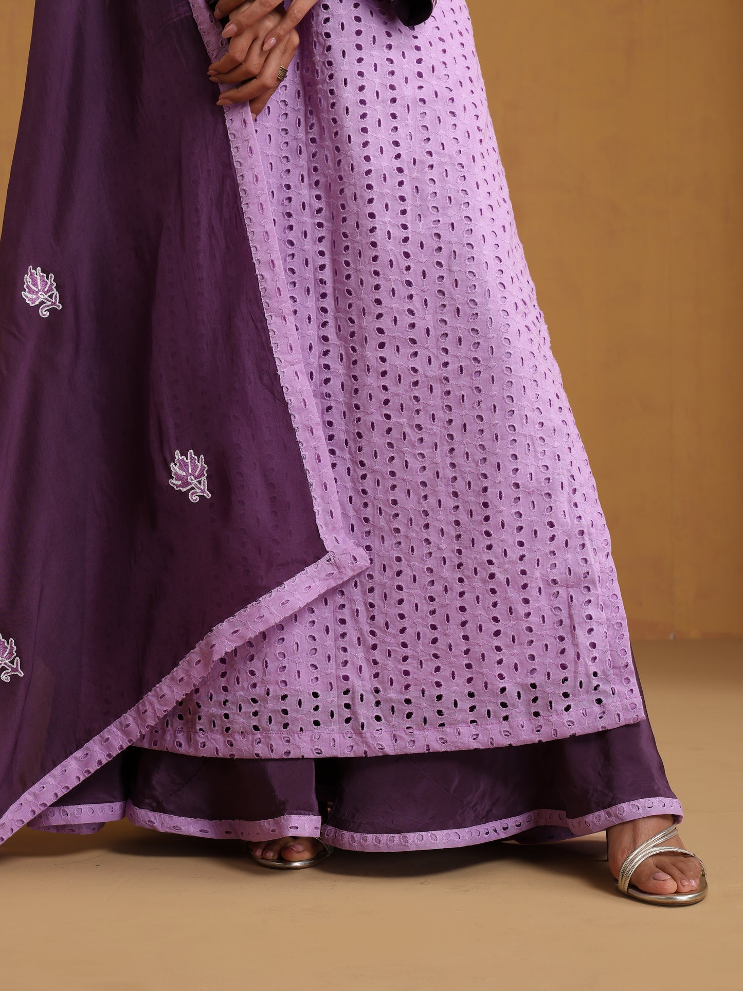 Sehar Lavender & Purple Suit Set