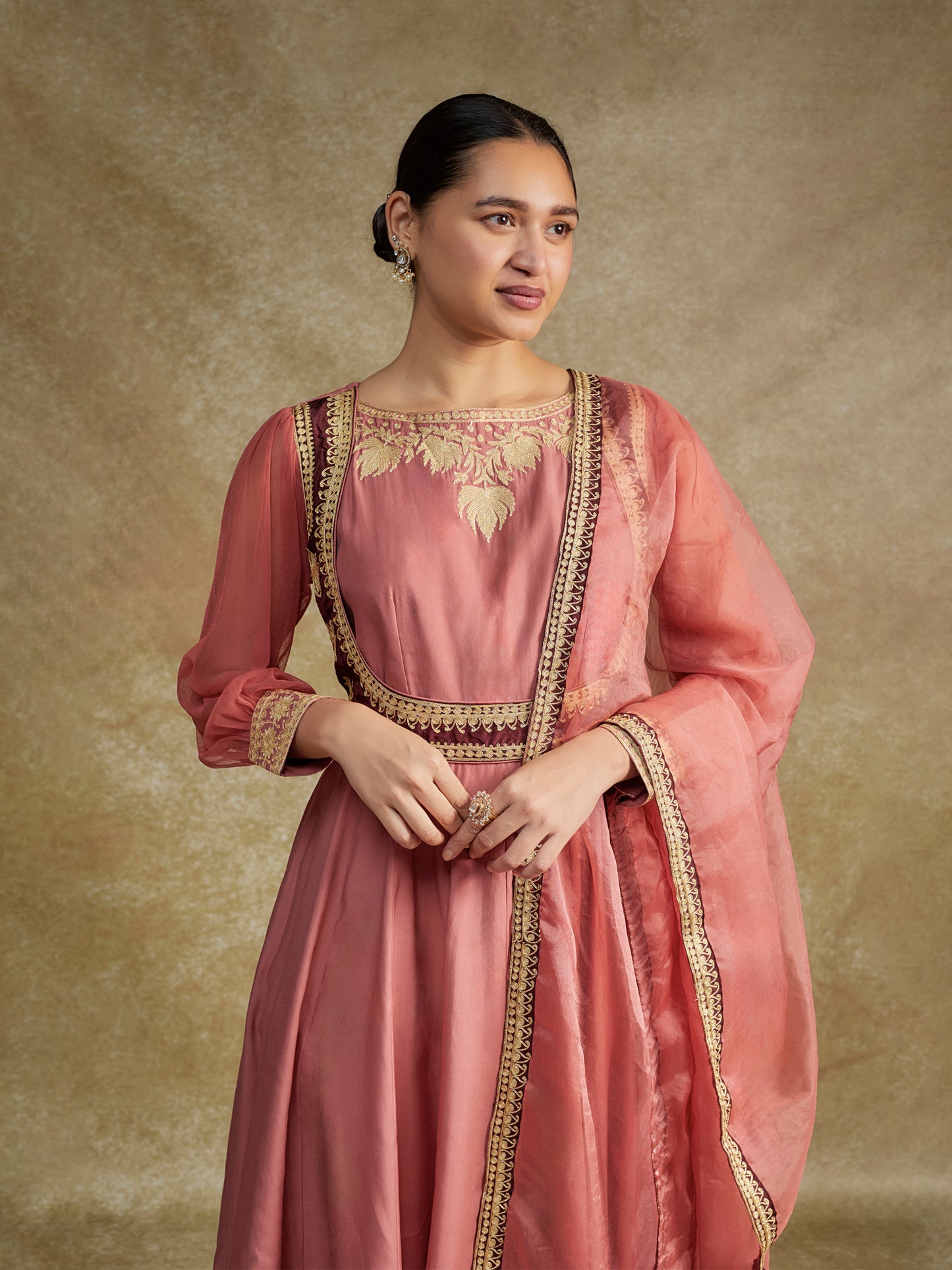 Rang Anarkali Suit Set