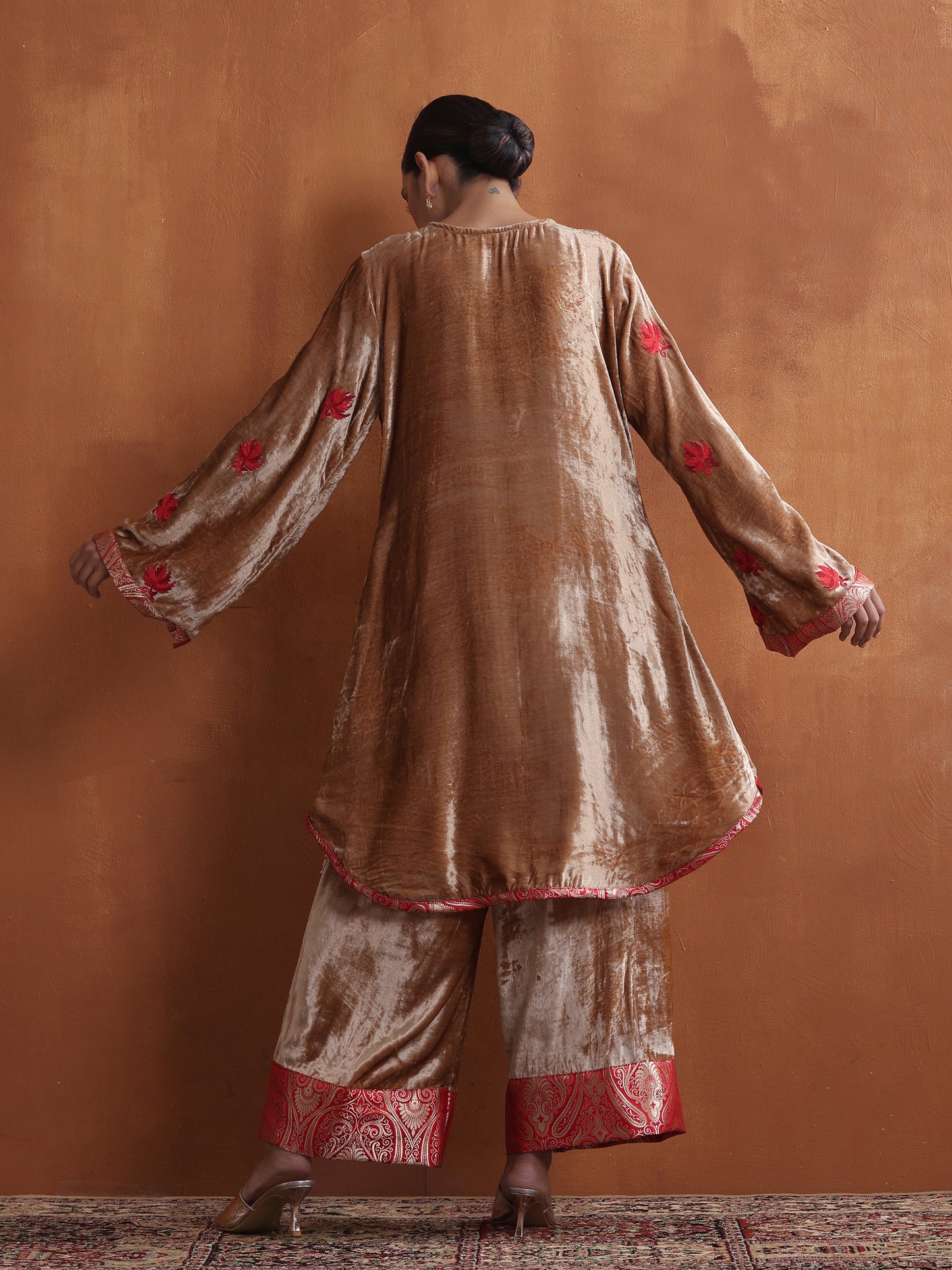 Nishat Dull Golden Co-ord Set