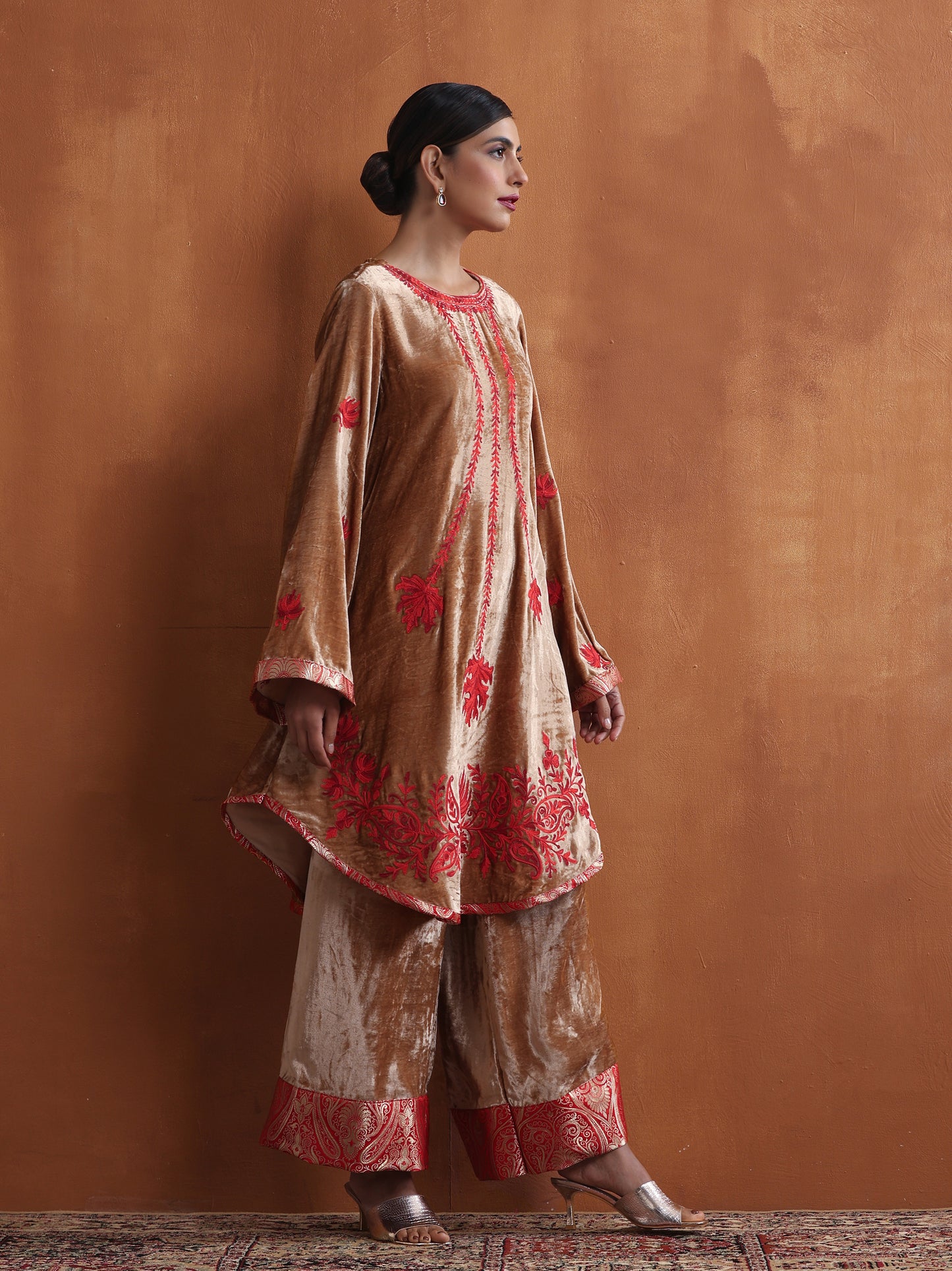 Nishat Dull Golden Co-ord Set