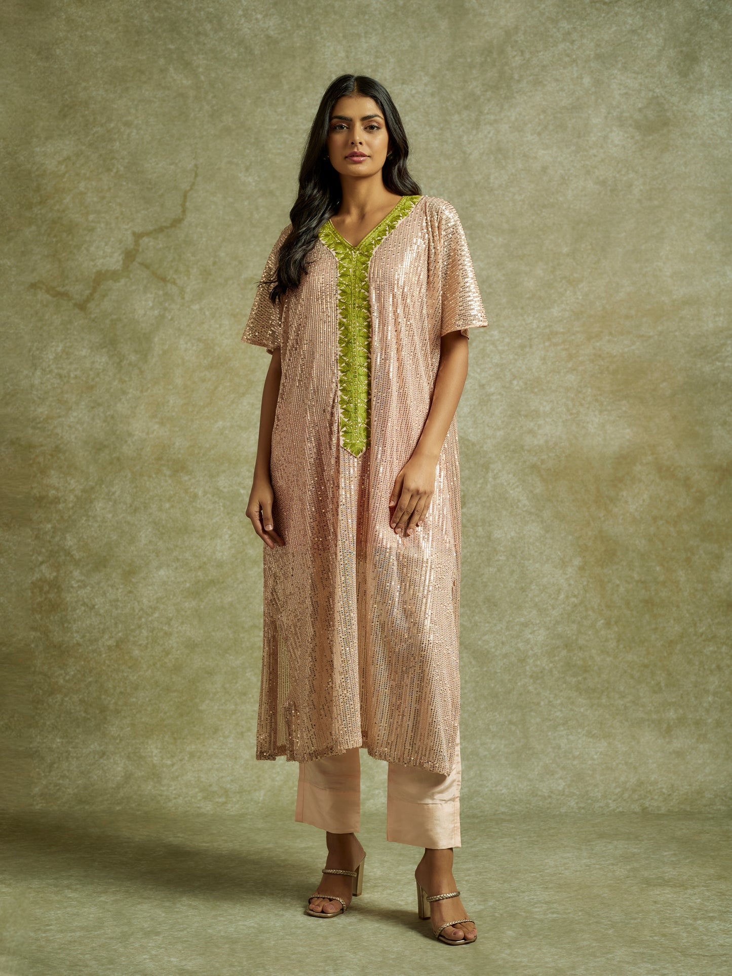 Rang Sequins Kurta Set