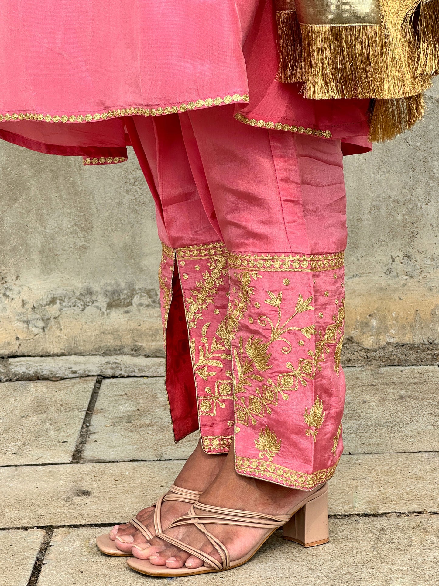 Rang Pink Aline Suit Set